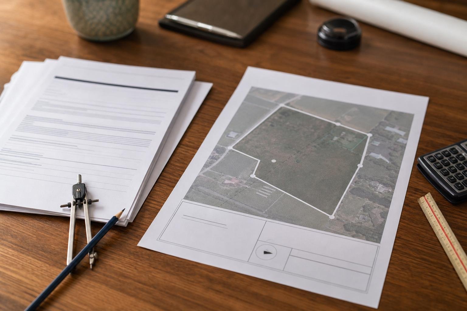 Property documents and land records to check before applying for an open plot loan.