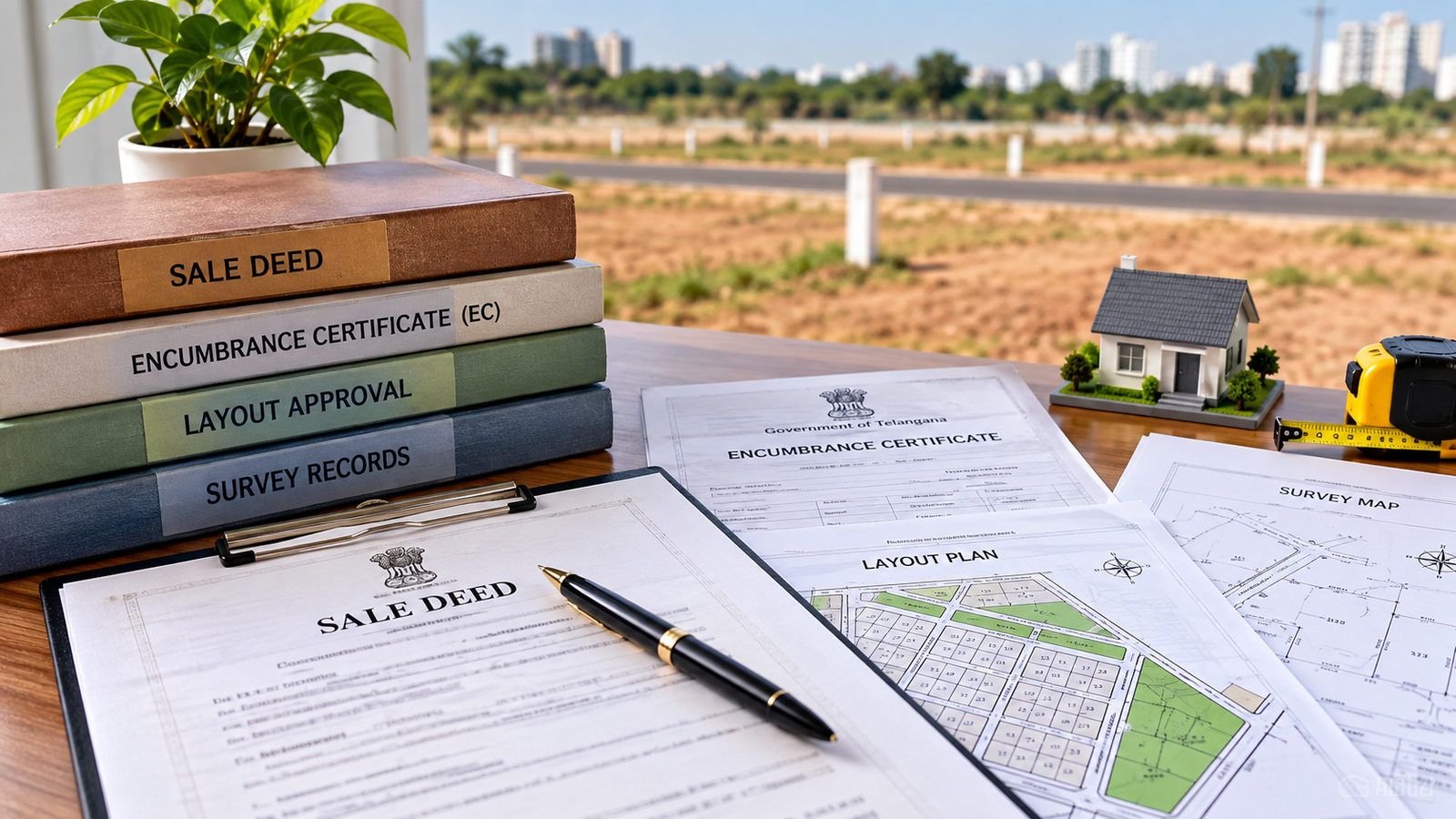 Verify land documents before buying a plot in Telangana